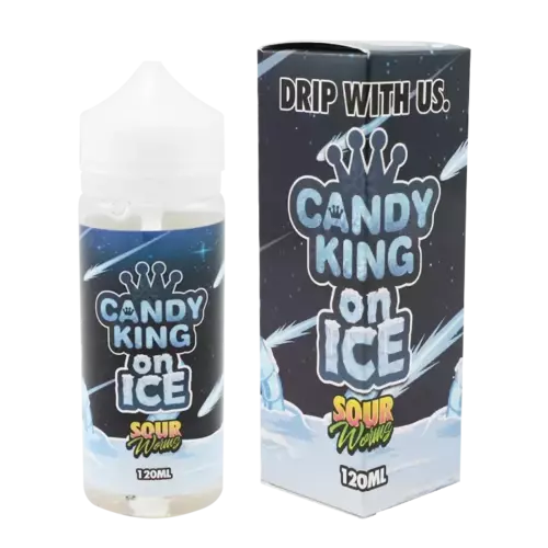 Sour Worms On Ice - Candy King (Shortfill) (Shake & Vape 100ml)
