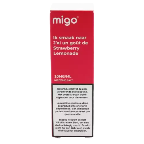 Strawberry Lemonade (MHD) (Nic Salt) - Migo