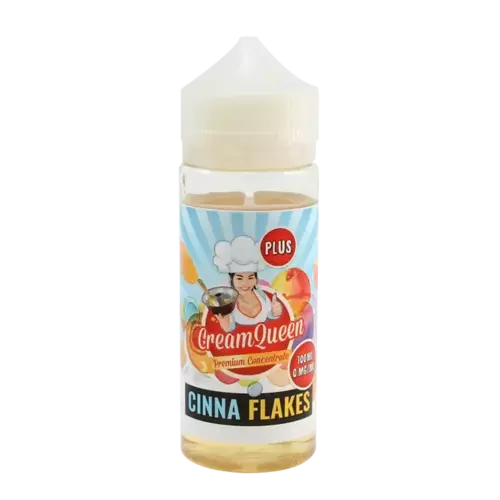 Cinna Flakes - Cream Queen Plus (Shortfill) (Shake & Vape 100ml)